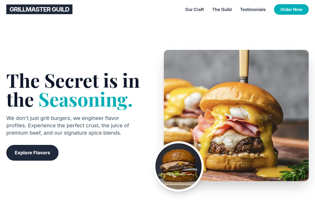 Seasoning Burger